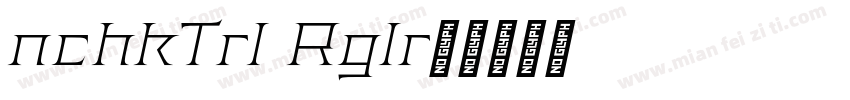 AnachakTrial Regular字体转换
